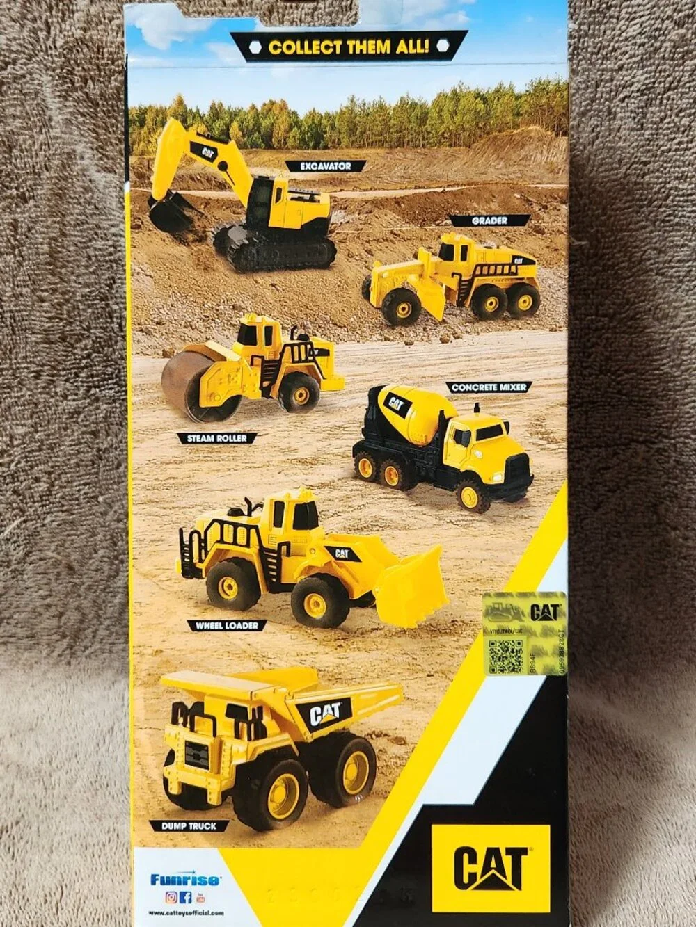 CAT Die Cast Metal Construction Vehicles - Set of Three (3) - NEW
